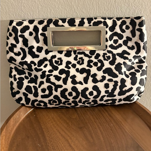 White House Black Market Animal Print Clutch - Picture 2 of 5